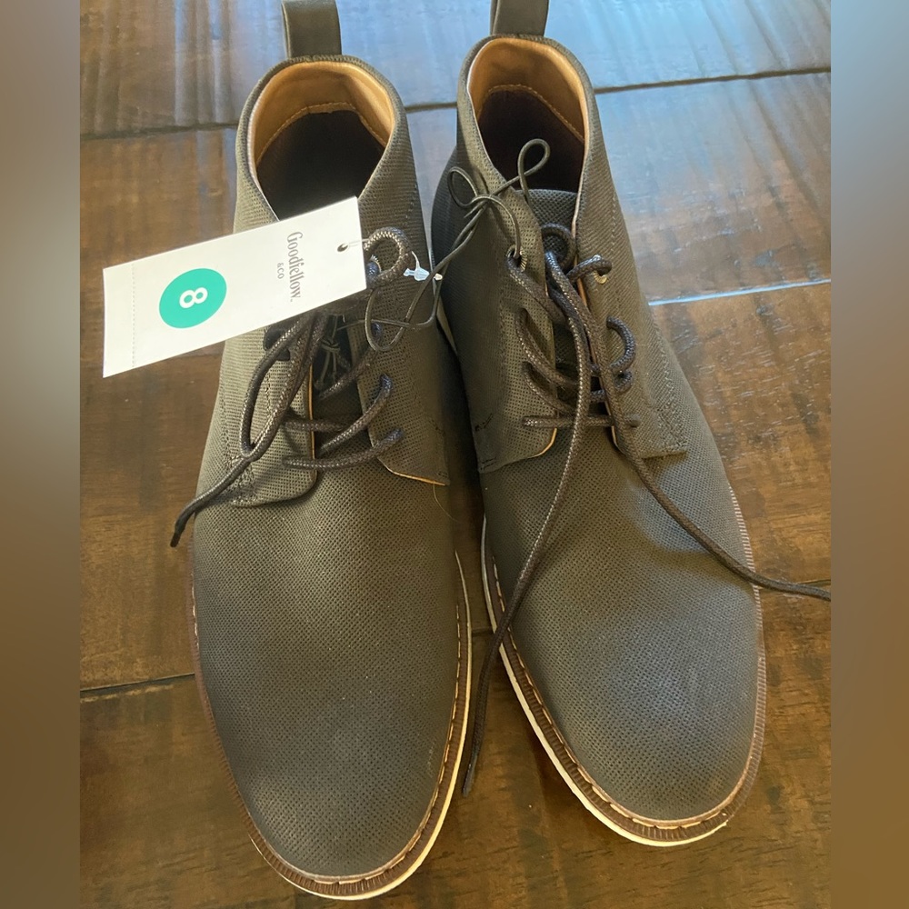 NWT size 8 boots charcoal gray-Goodfellow x Target